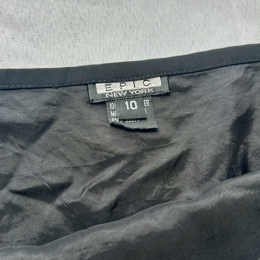 Epic New York Women’s Black Skirt Size 10 - Picture 2 of 6